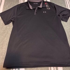 XXL Black Under Armour Men's Polo Shirt